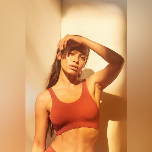 OUT FROM UNDER Orange Markie Seamless Ribbed Set - Picture 9 of 10